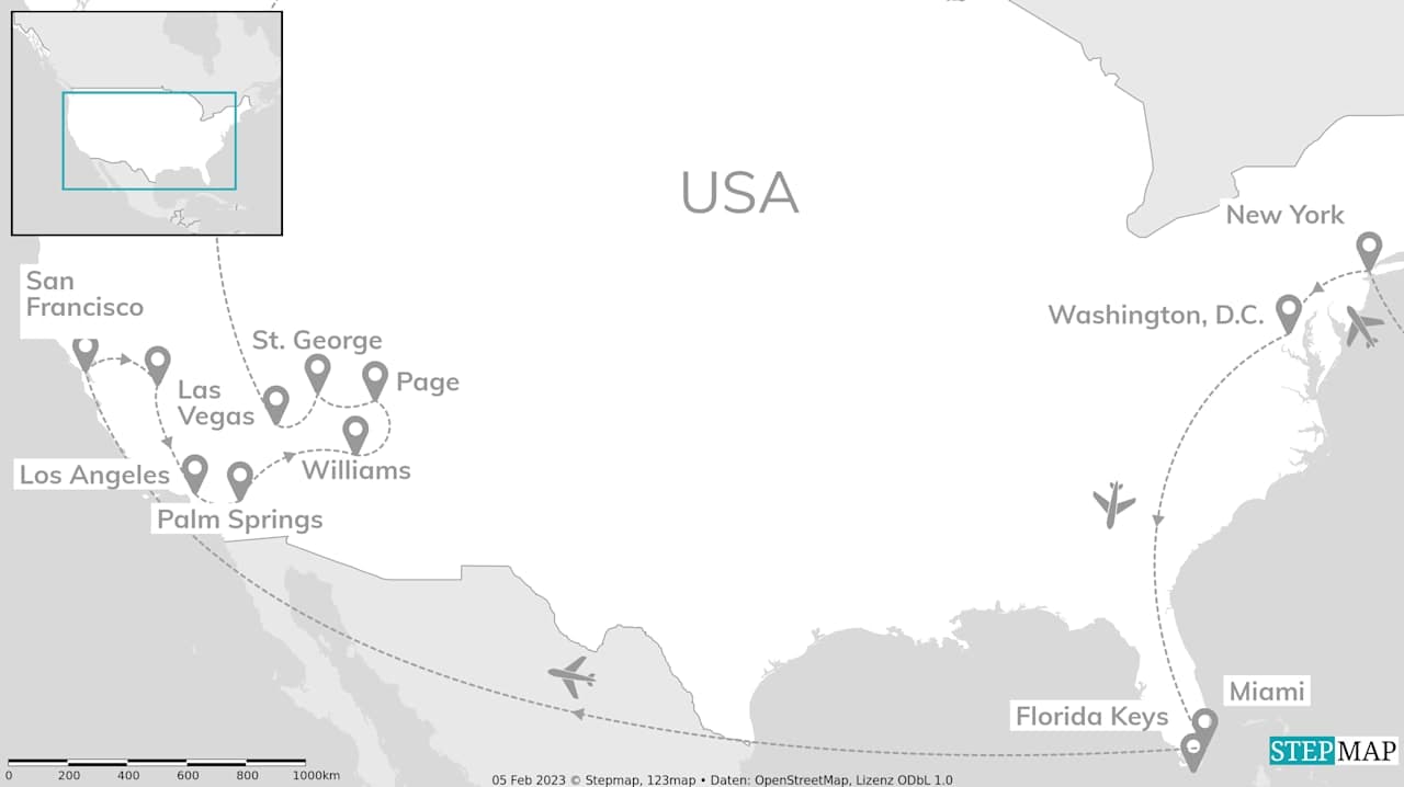 All Around USA: Eastern Horizons & Western Wonders