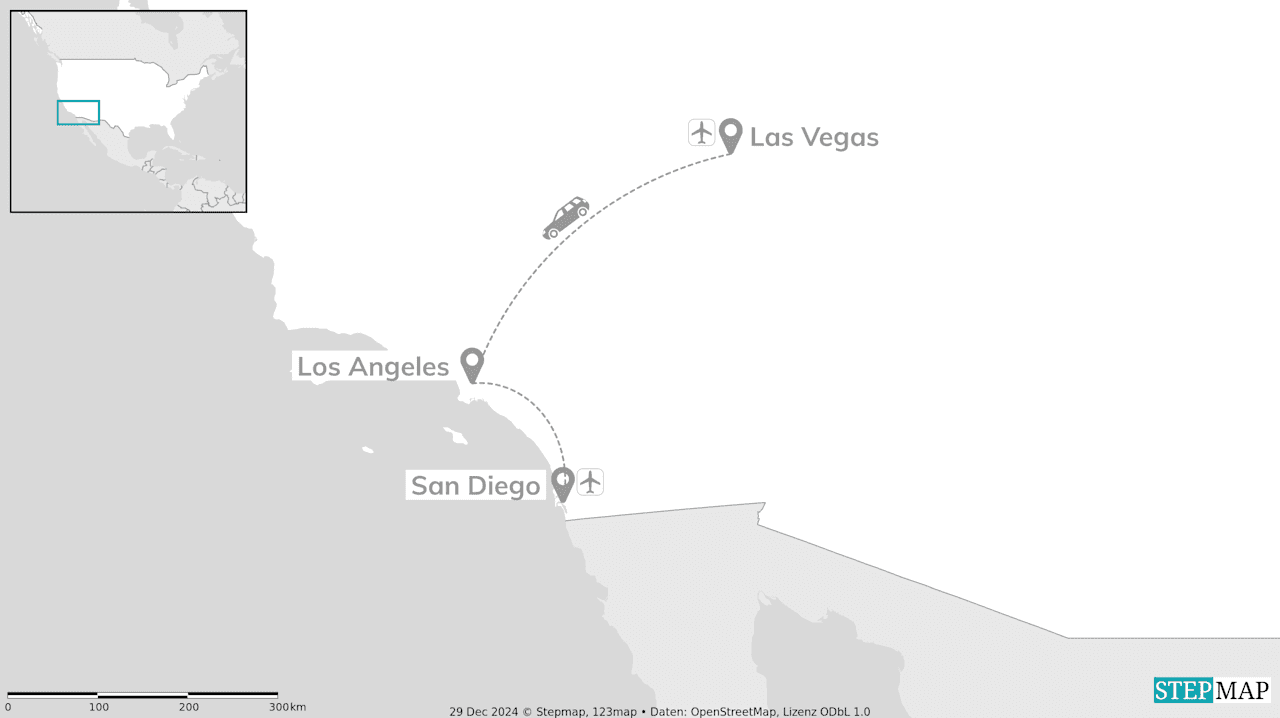 USA Roadtrip: Cruisin’ from the Strip to the Shore